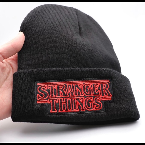 Stranger Things Embroidered Knit Hat Os 